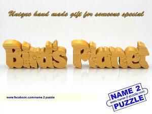 custom wooden name puzzle for kids